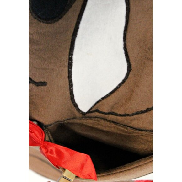 Vtg 1986 CD Creations 20.5" Christmas Stocking Hand Made Brown Smiling Puppy Dog - Picture 3 of 4